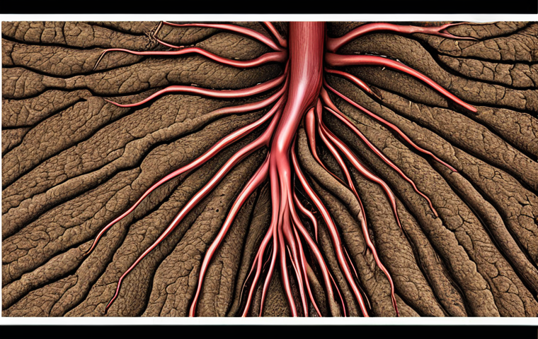 **"Roots of Bias"**: Abstract digital art illustrating an AI system's core being nurtured by data streams that visibly carry societal biases (e.g., historical discrimination, underrepresentation). The system's output manifests as visibly unfair or skewed decisions, creating a palpable sense of frustration and unintended harm. The visual metaphor of a "defective seed in fertile soil" is subtly conveyed through the data's origin and its consequences. Use muted, somewhat somber colors with a hint of red for warnings, evoking a complex, ethical challenge.