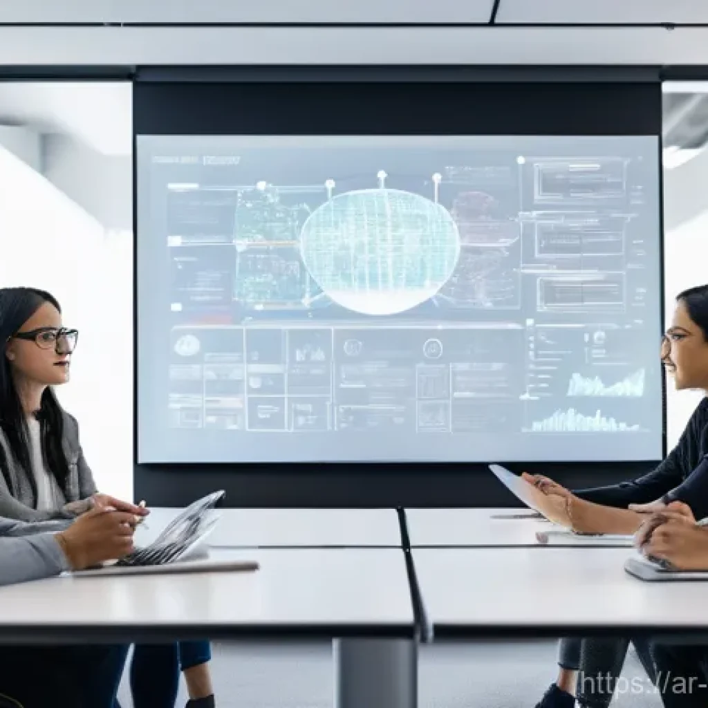 AI 바이어스 감지의 최신 기술 동향 - **"A vibrant, high-tech conference room where a diverse team of five AI developers &ndash; including indiv...