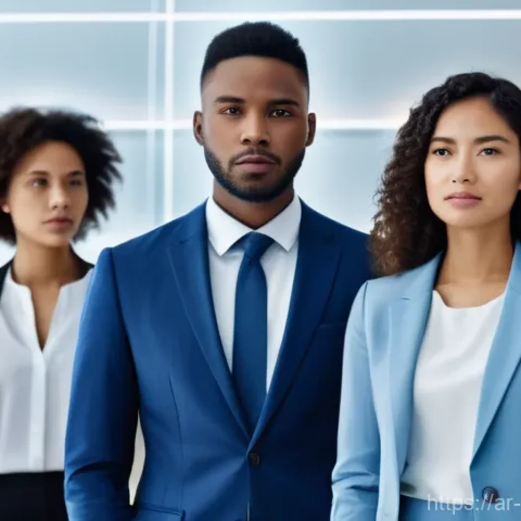 기계 학습에서의 바이어스 문제 분석 - **Prompt for Bias in AI Hiring Systems:**
"A candid, medium-shot photograph of a diverse group o...